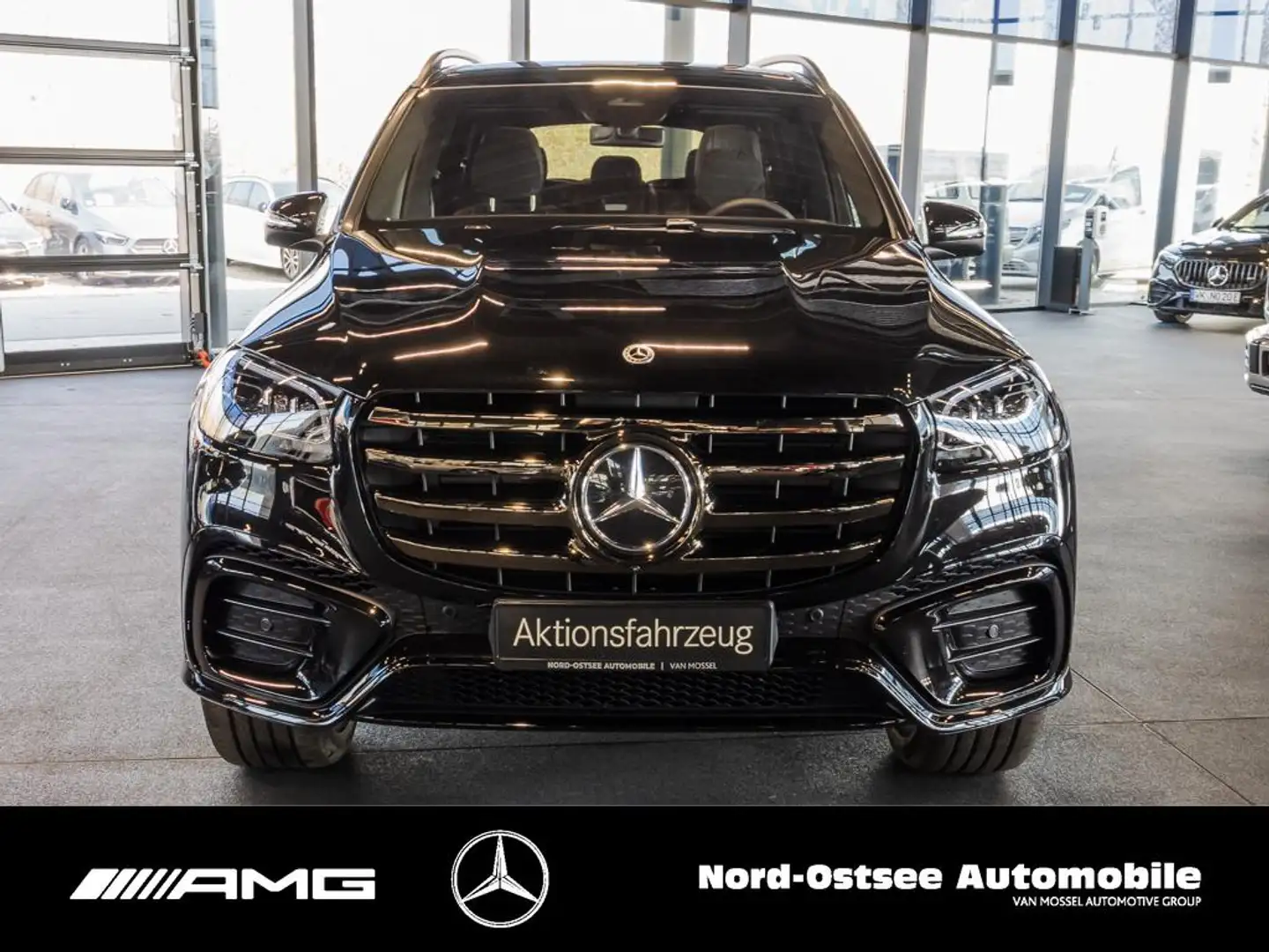 Mercedes-Benz GLS 450 d 4m AMG 23-ZOLL NIGHT AHK HUD BURMESTER Negro - 2