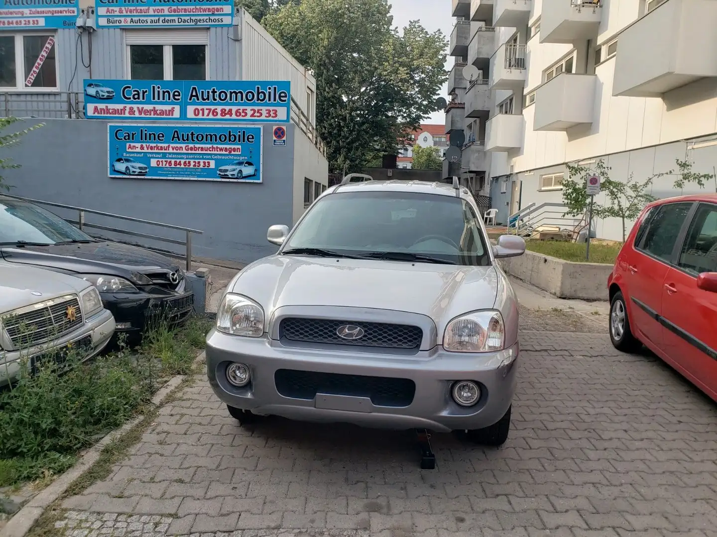 Hyundai SANTA FE 2.4 GLS/TÜV NEU/Garantie 24 Argent - 1