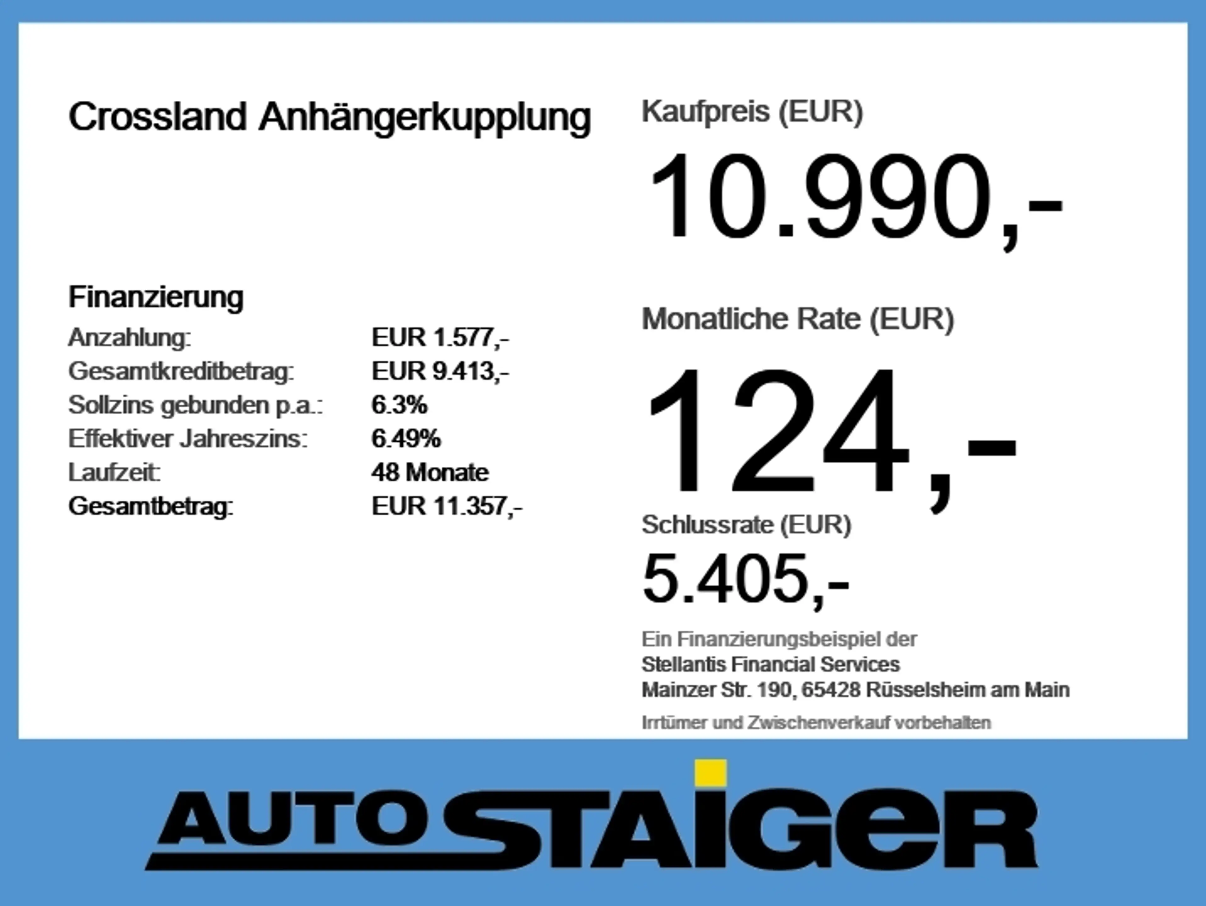Opel Crossland Anhängerkupplung Klima, CarPlay, Radio — photo 6