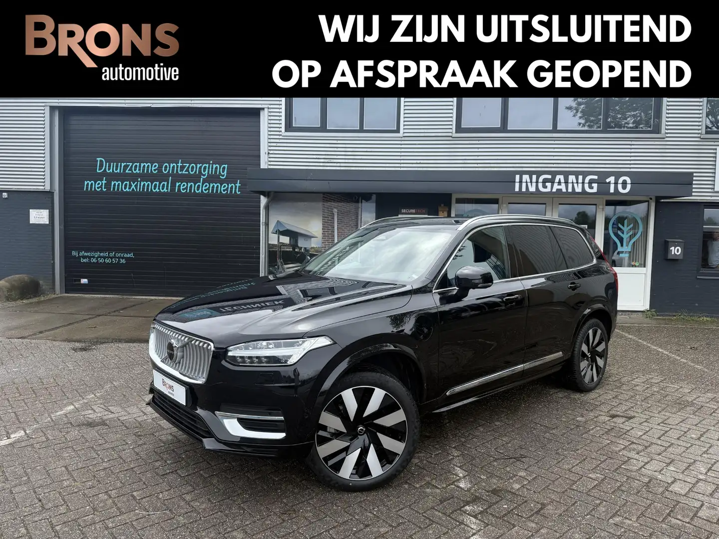 Volvo XC90 2.0 T8 Recharge AWD Plus Bright 360 l leder l Zwart - 1