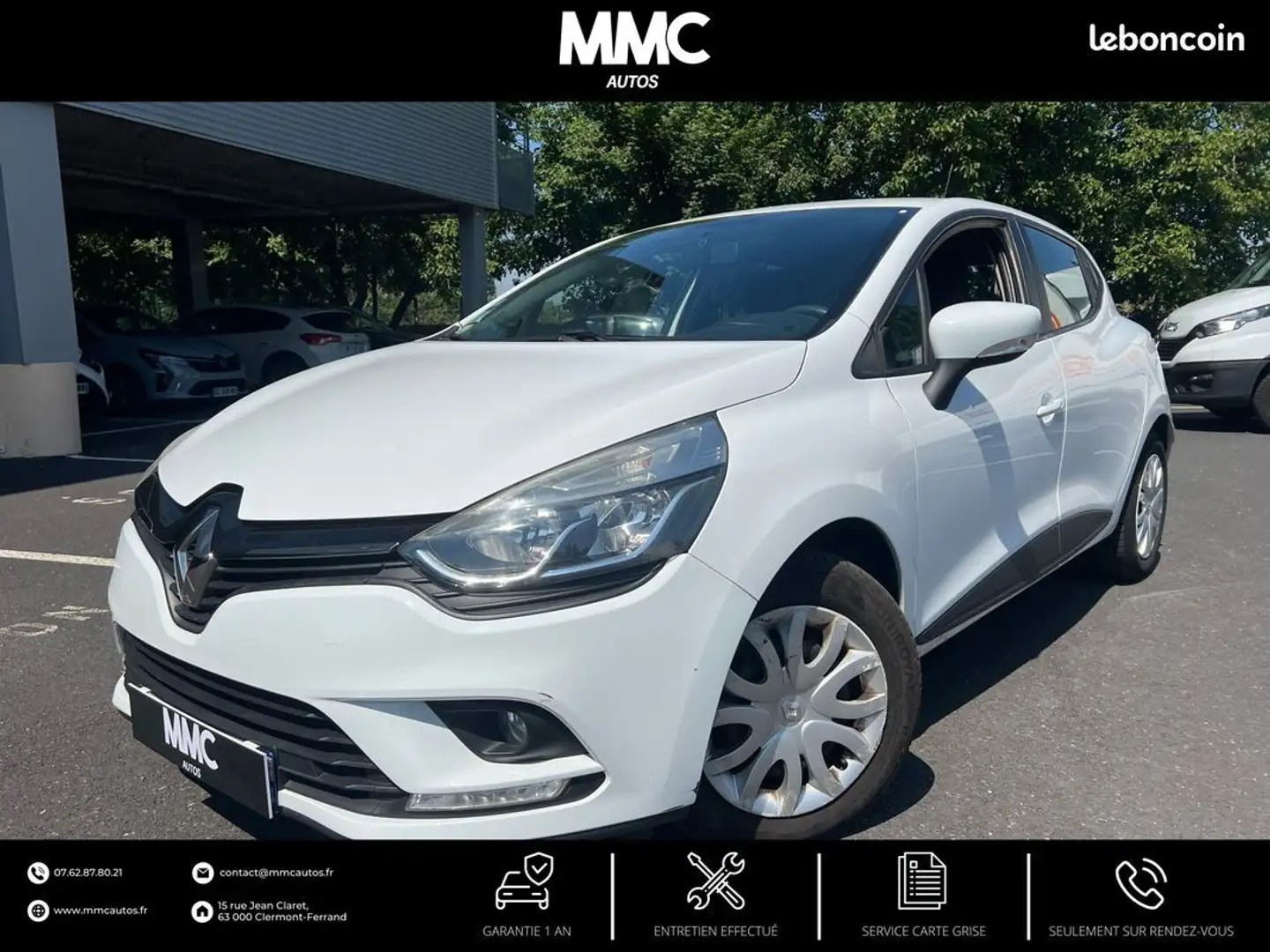 Renault Clio Ste 1.5 dCi 75 Business 5 portes- Distri neuve Blanc - 1