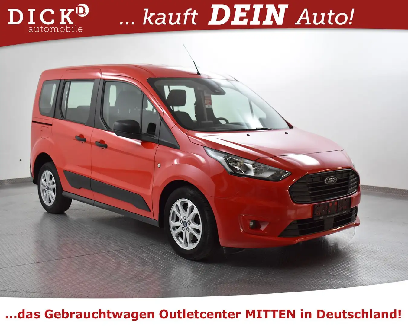 Ford Tourneo Connect Tourneo Conn 1.5d Trend NAVI+KAM+PDC+TEMP+KLIMA+ Rouge - 1