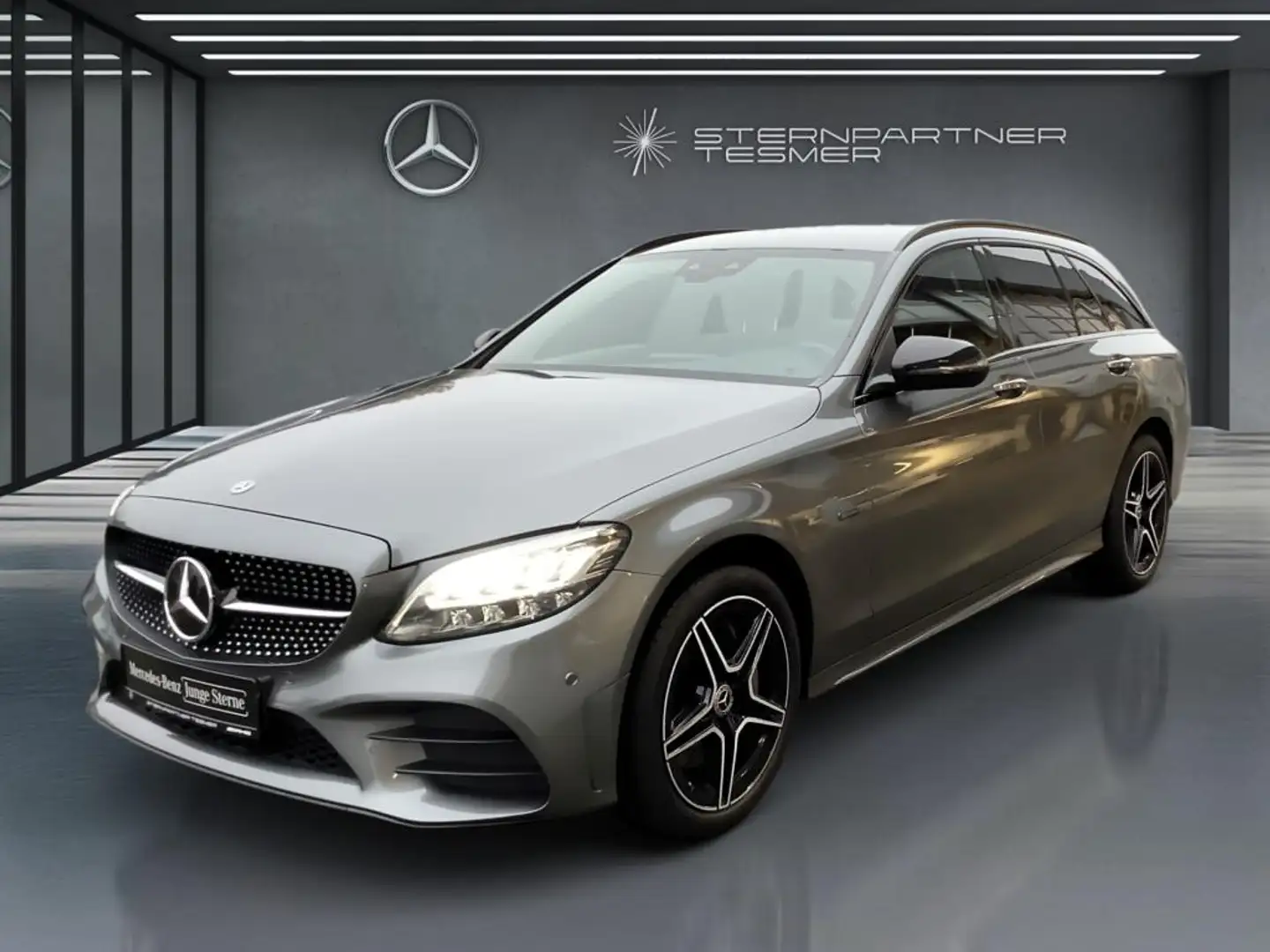Mercedes-Benz C 300 de T AMG+Night+Ambiente+COMAND+Burmester Grau - 1