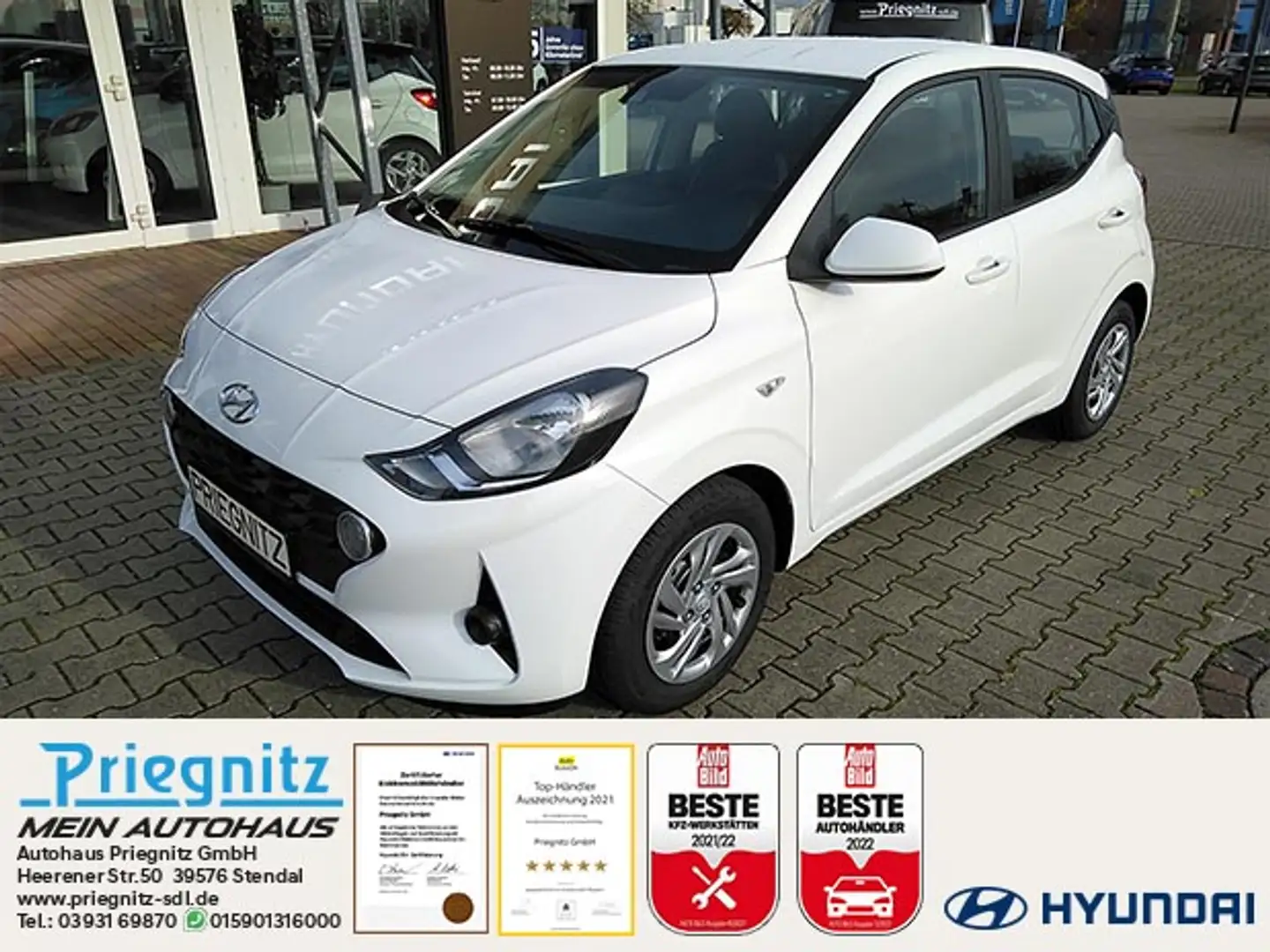 Hyundai i10 1.0 Benzin M/T Select Weiß - 1
