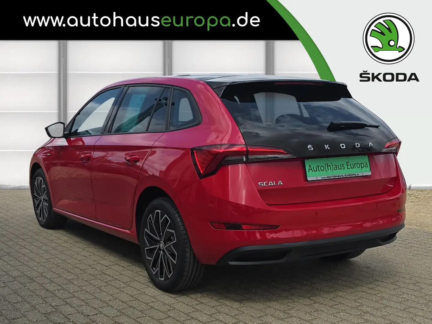 Skoda Scala 1.0 TSI DSG Drive 125 KlimaA SmartLink Pano SHZ PD Rot - 2