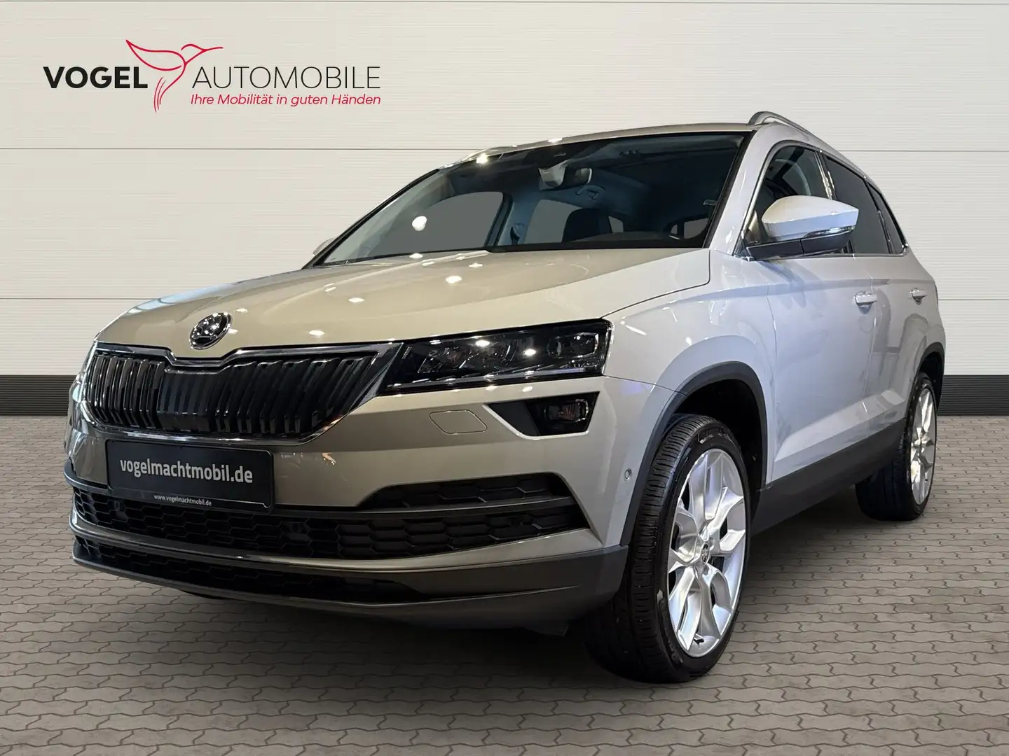 Skoda Karoq 2.0 TDI Style 4x4+AHK+Alcant.+Kam.+LED+ACC Grijs - 1