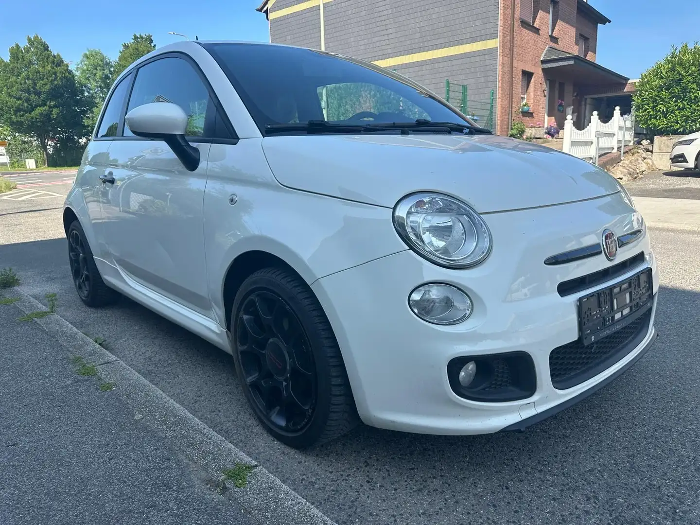 Fiat 500 S TwinAir Turbo Checkheft Vollleder Klima White - 2