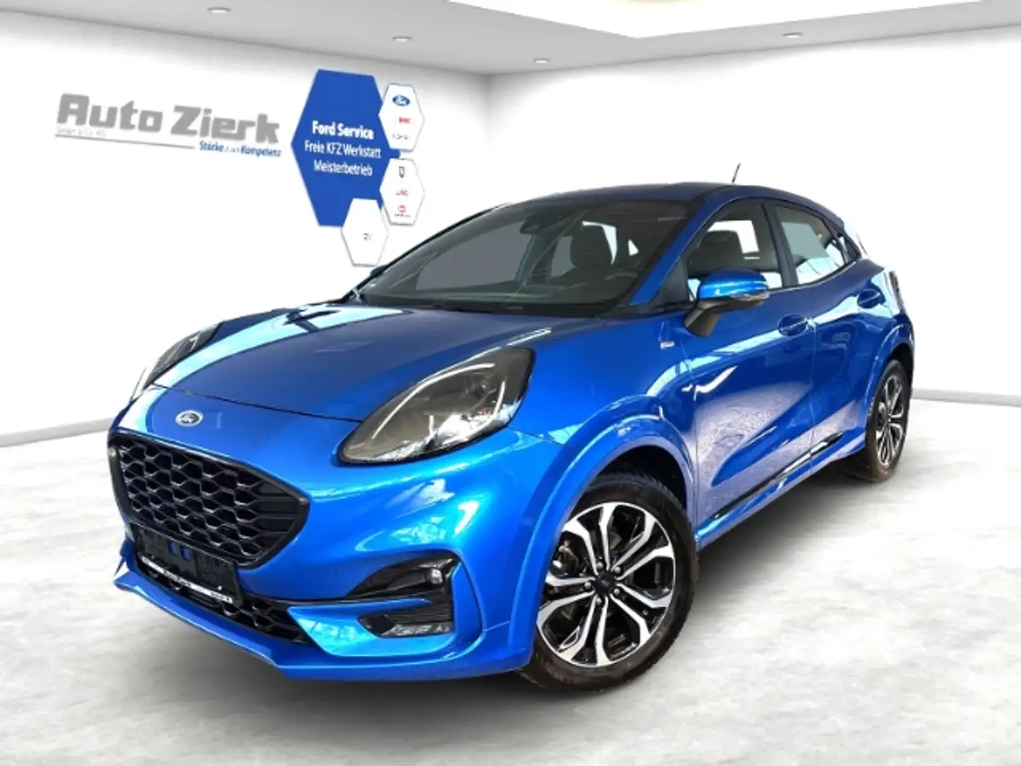 Ford Puma ST-Line 1.0 EcoBoost Aut. NAVI DAB PDC SHZ Blau - 1