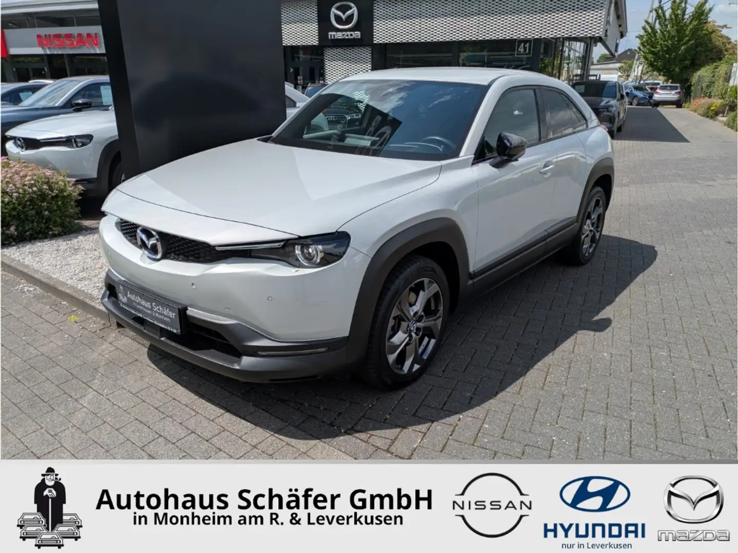 Mazda MX-30 Premium HUD Navi Leder Bose 360 Kamera Memory Sitz Blanc - 1
