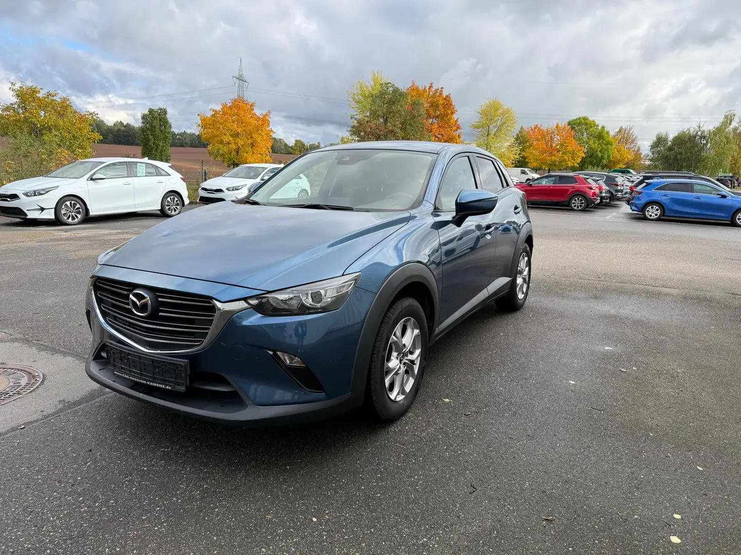 Mazda CX-3 2.0 AHK|SHZ|Navi|Klimaaut. Bleu - 2