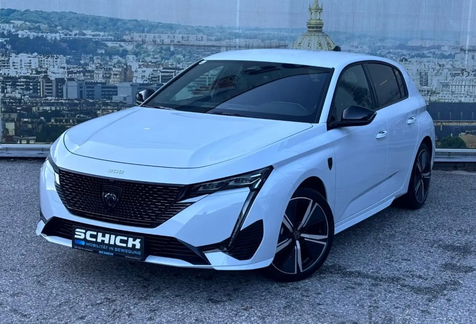 Peugeot 308 GT Hybrid 136 e-DCS6 Blanc - 2