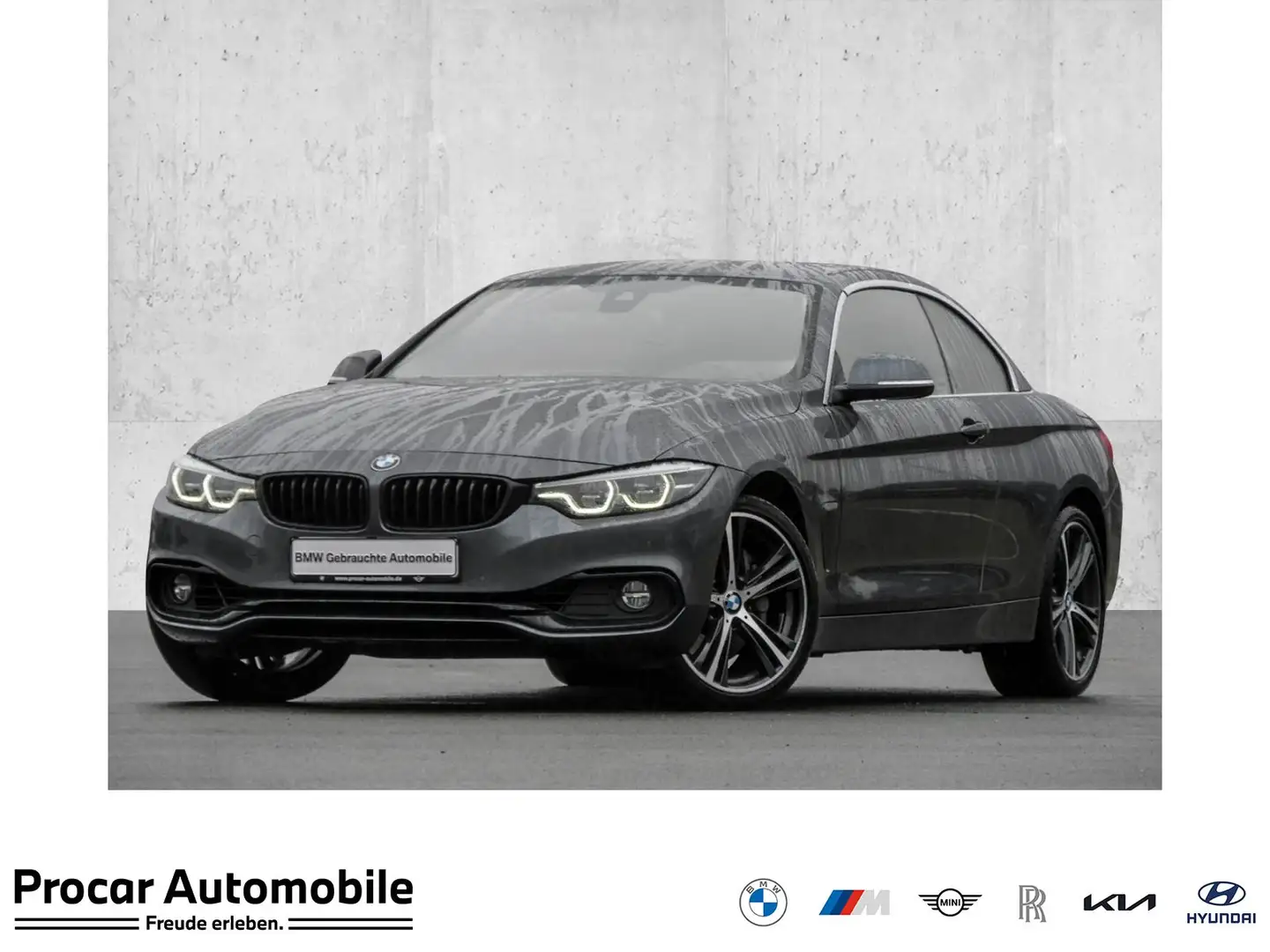BMW 440 i xDrive SPORT LINE+H/K+HuD+ADAPT.LED+DA+LHZ Gri - 1