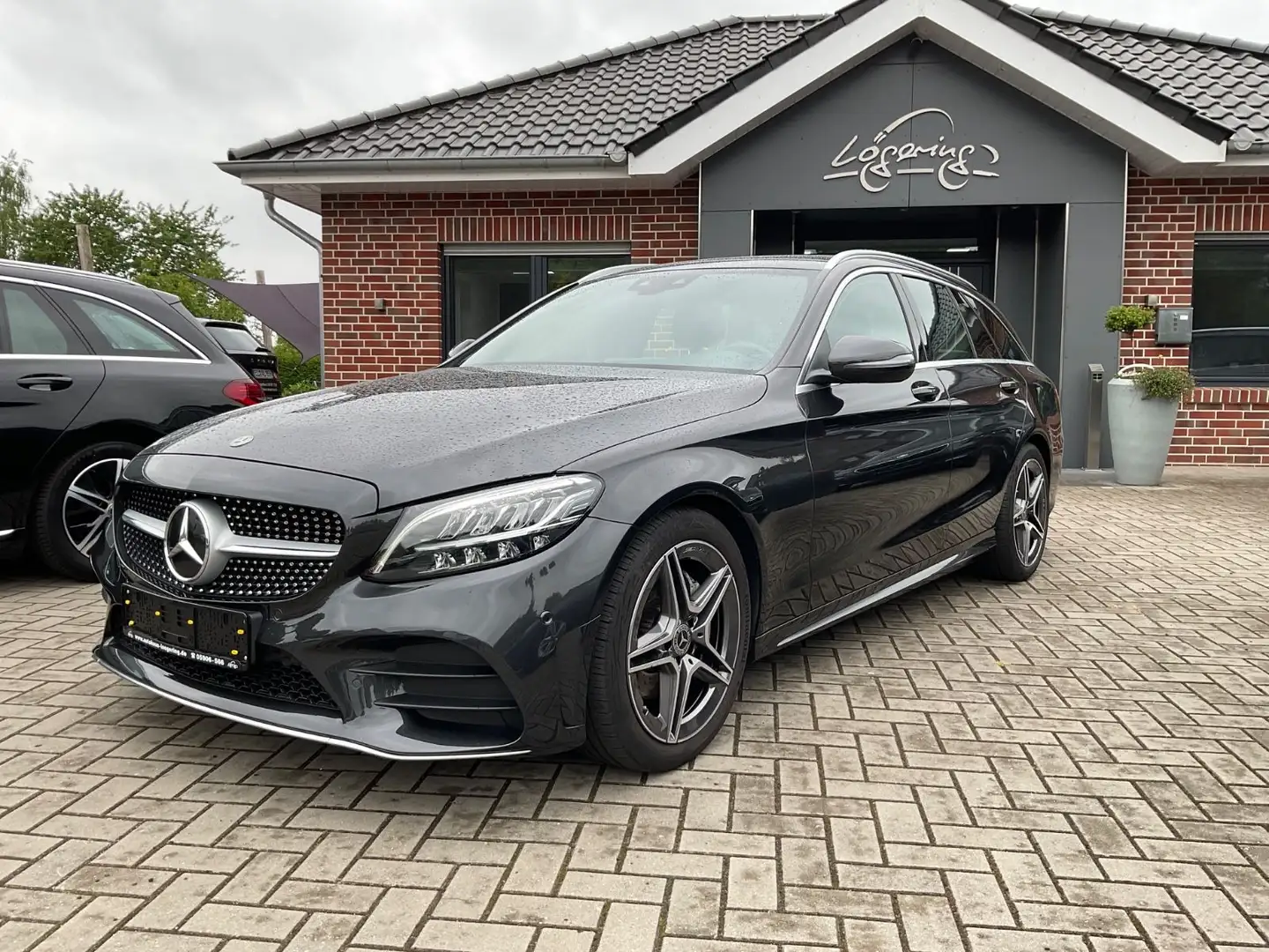 Mercedes-Benz C 220 d T Autom,AMG,Carplay,AHK,LED Grau - 1