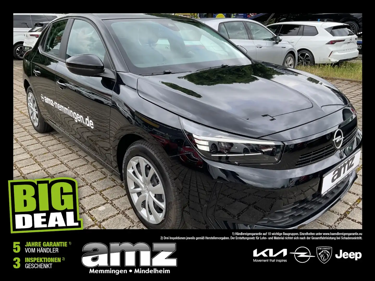 Opel Corsa 1.2 Edition Car Play*Fernlichtassistent*DAB Schwarz - 1