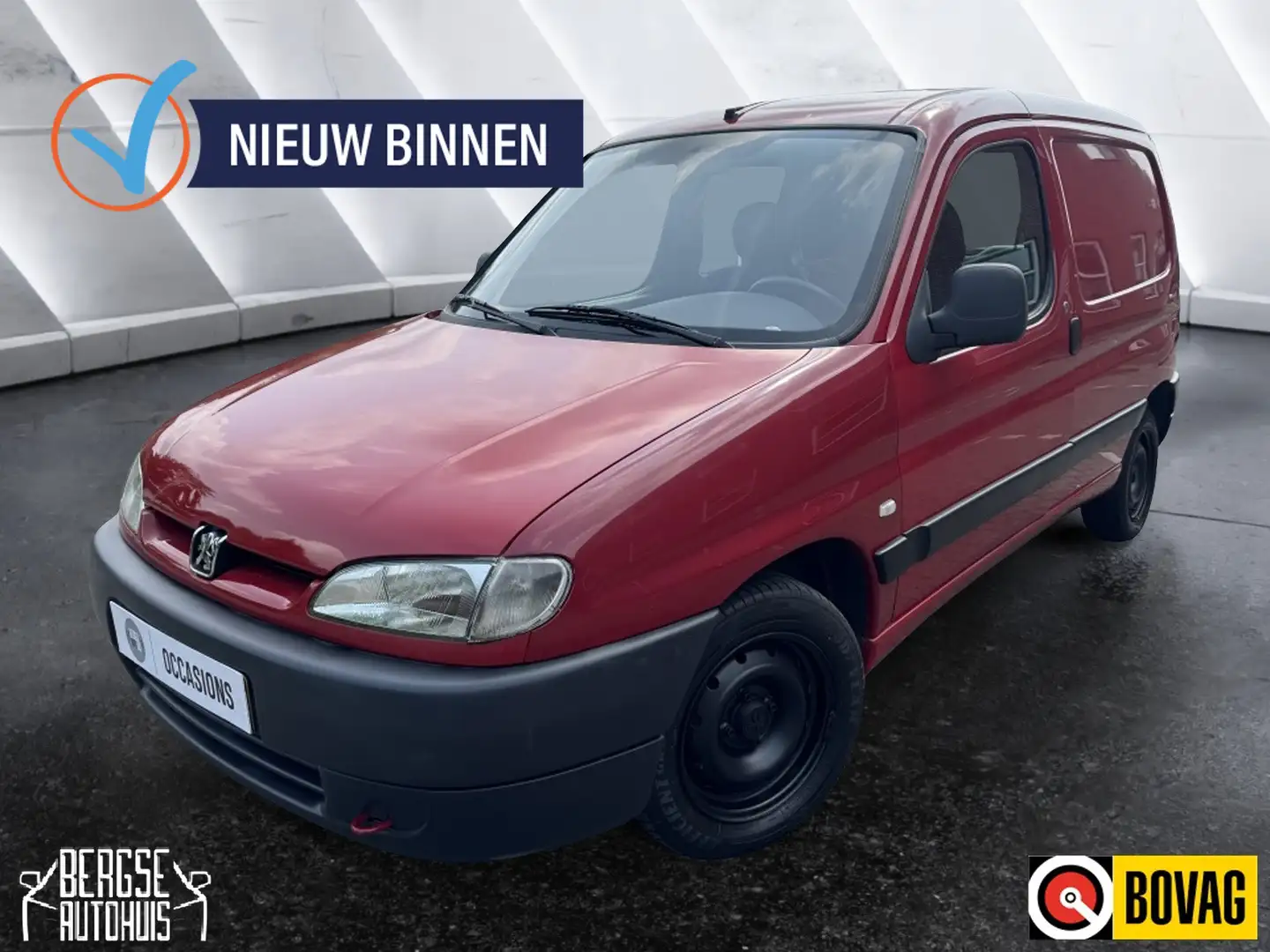Peugeot Partner 170C 1.9 Airco BT Dealer onderhouden Rood - 1