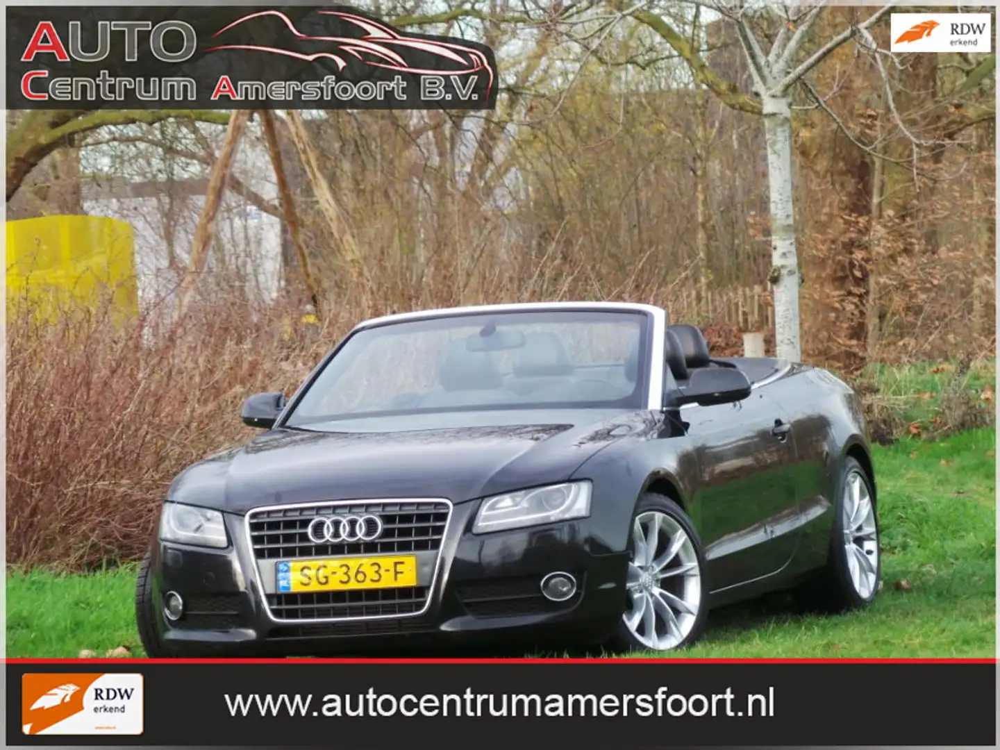 Audi A5 Cabriolet 2.0 TFSI Pro Line S ( INRUIL MOGELIJK ) Noir - 1