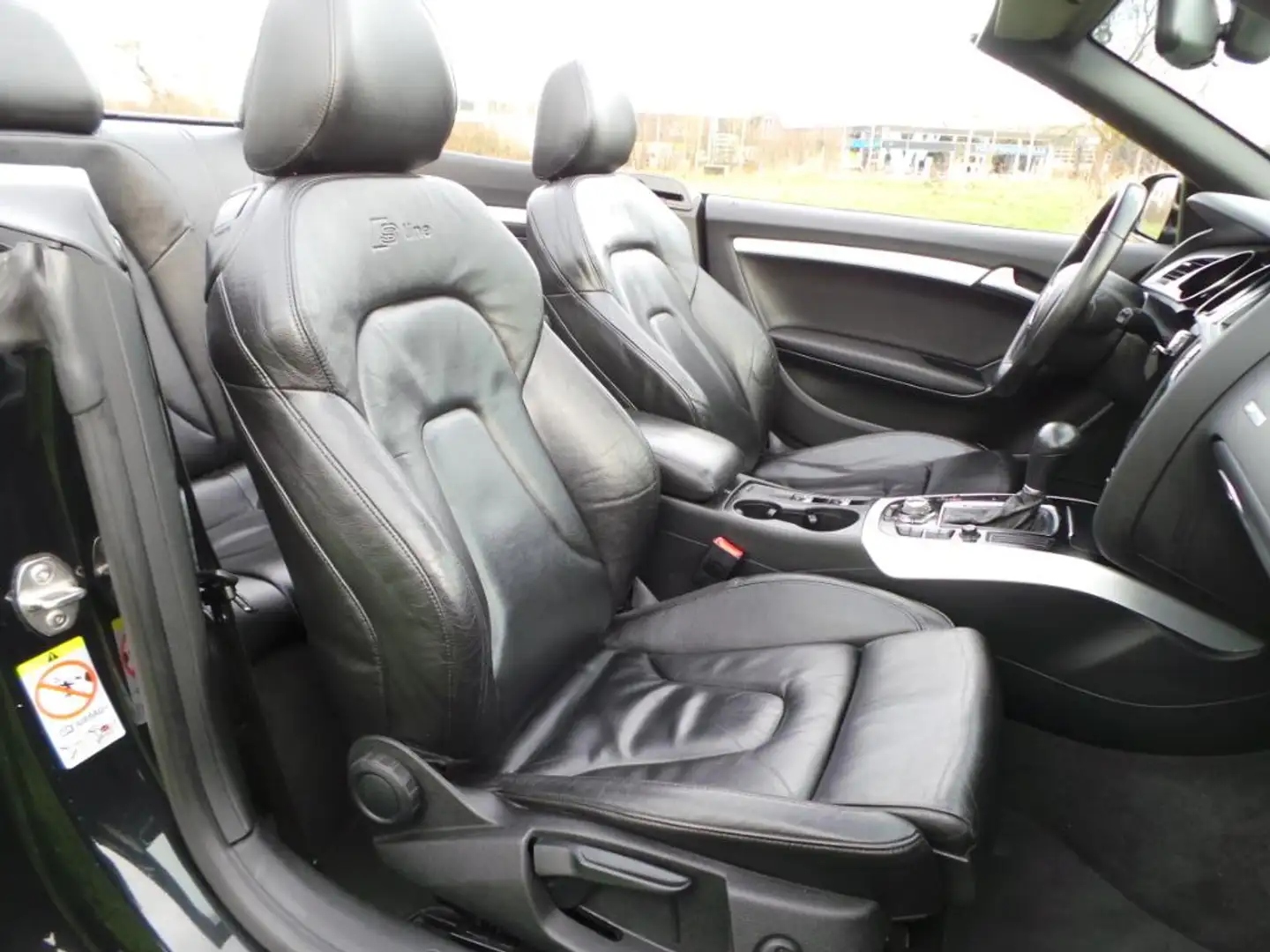 Audi A5 Cabriolet 2.0 TFSI Pro Line S ( INRUIL MOGELIJK ) Noir - 2