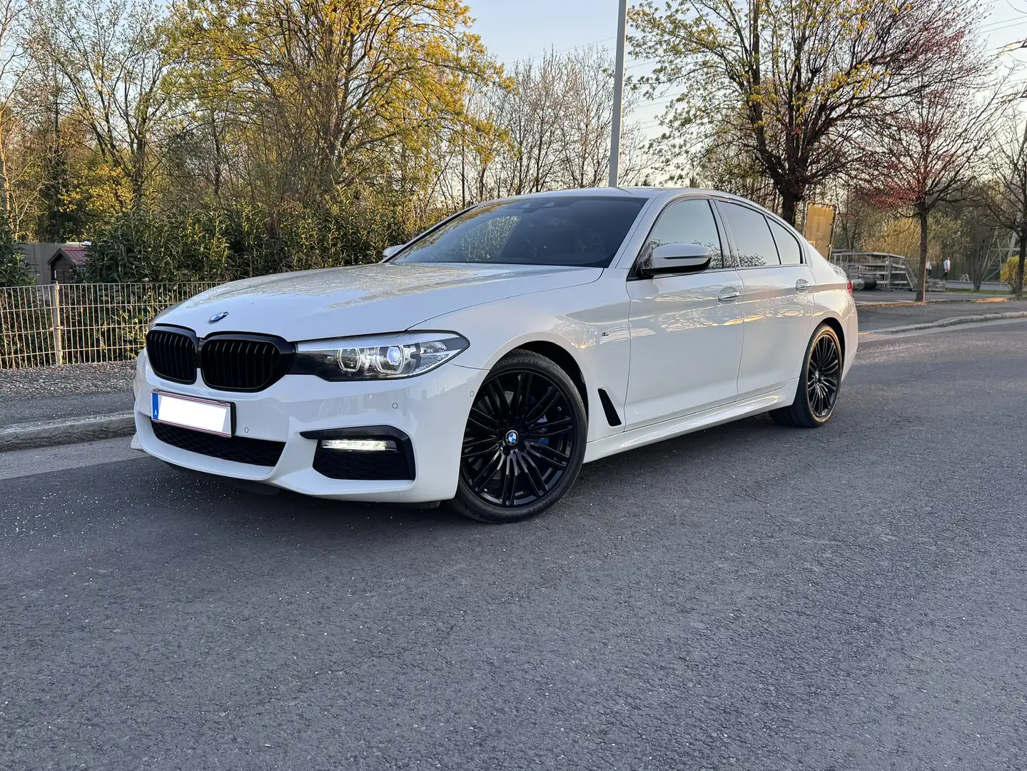 BMW 530 G30 Aut. M Paket Ab Werk HeadUp HarmanKardon Weiß - 2