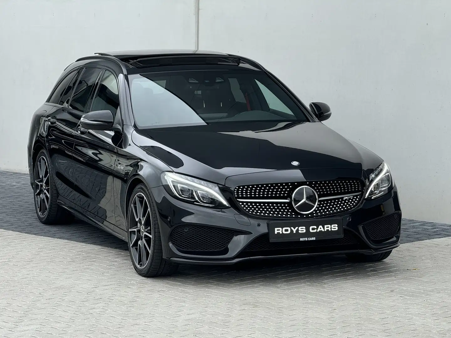 Mercedes-Benz C 43 AMG 4Matic T - PANO/CAMERA/TREKHAAK/ELEK ZETELS Fekete - 1