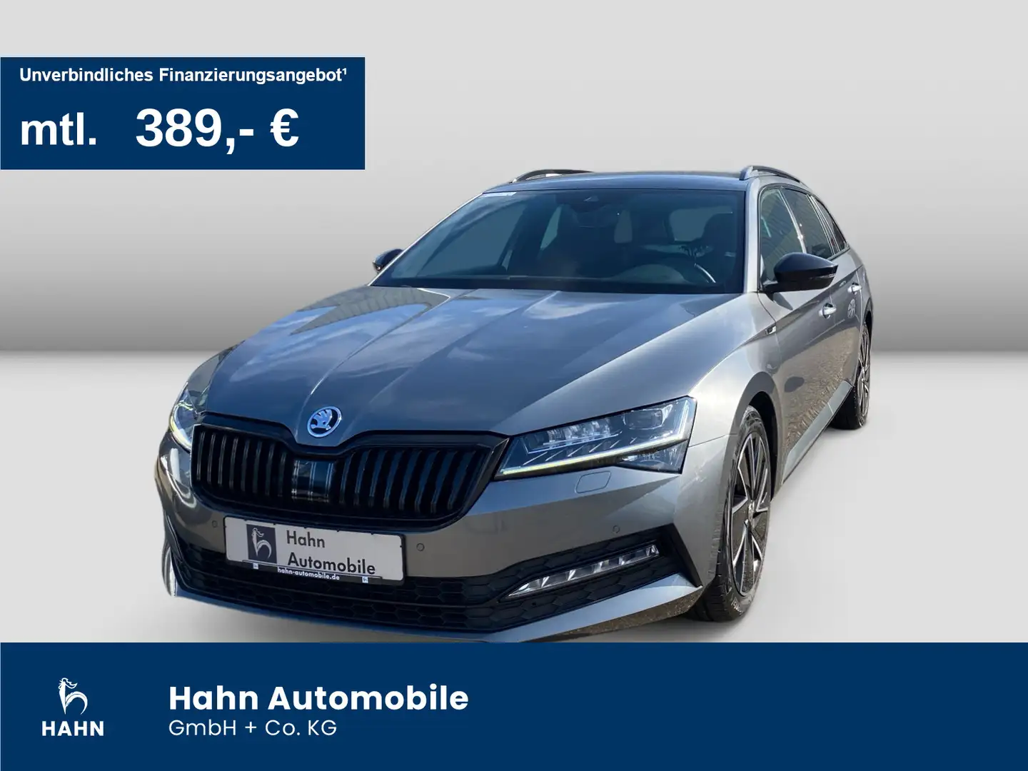 Skoda Superb Combi 2.0 TDI Sportline ACC DCC Navi Grau - 1
