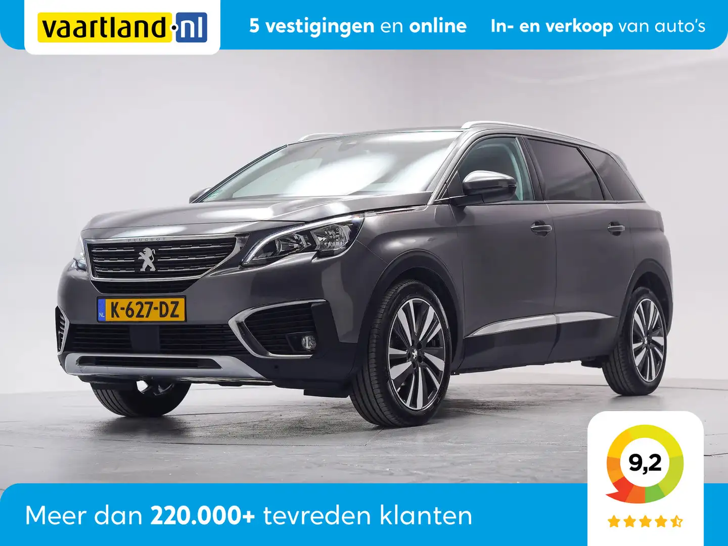 Peugeot 5008 1.2 PureTech Premium Aut. 7 pers. [ Navi Apple/And Grau - 1