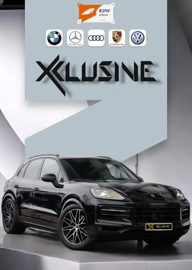 Porsche Cayenne 3.0 E-Hybrid Zwart - 1