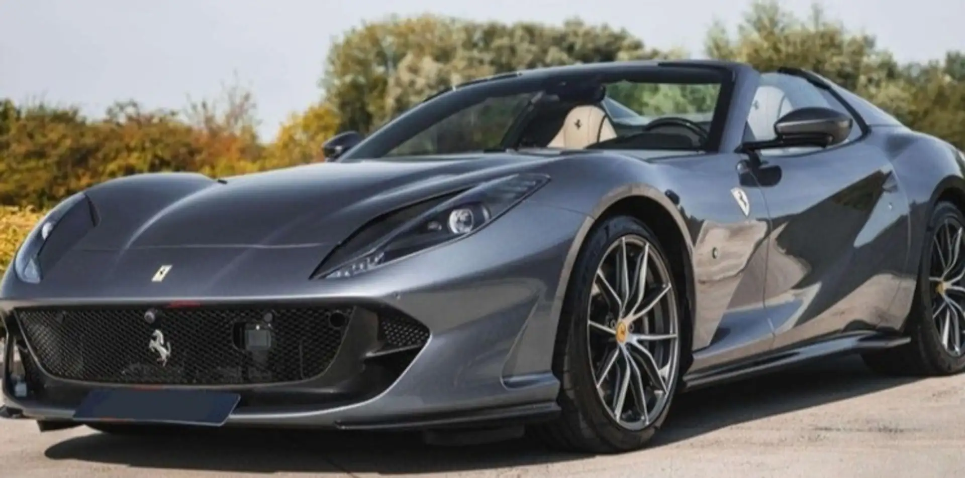 Ferrari 812 GTS Gris - 2