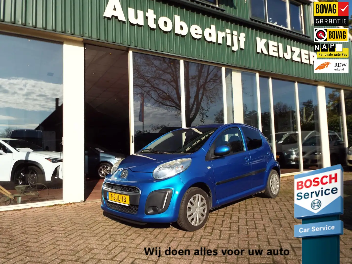 Citroen C1 1.0 Tendance AUTOMAAT-ELEKTR RAMEN-CENTR VERGR-BOV Azul - 1