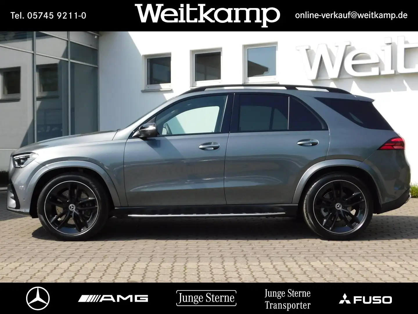 Mercedes-Benz GLE 580 GLE 580 4M AMG+Night+AHK+Distronik+Pano+Sitzkl. Grau - 2