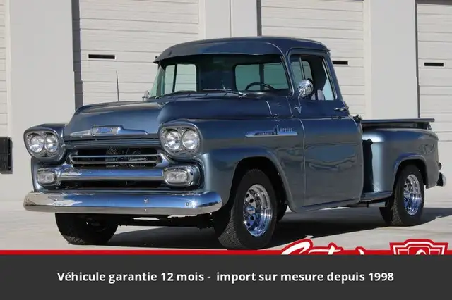 Chevrolet 1958 Pickup 235 CI V8 137 HP 2 ou 4 vitesses Tous compris