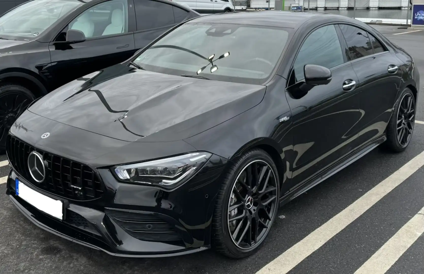 Mercedes-Benz CLA 35 AMG Night,360,Headup,Burmester,Panamerica,Dist,19“,A Czarny - 1