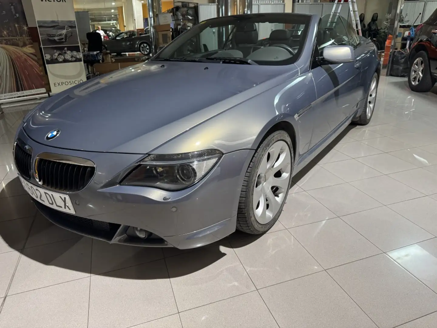BMW 630 630i Cabrio Aut. Gris - 1