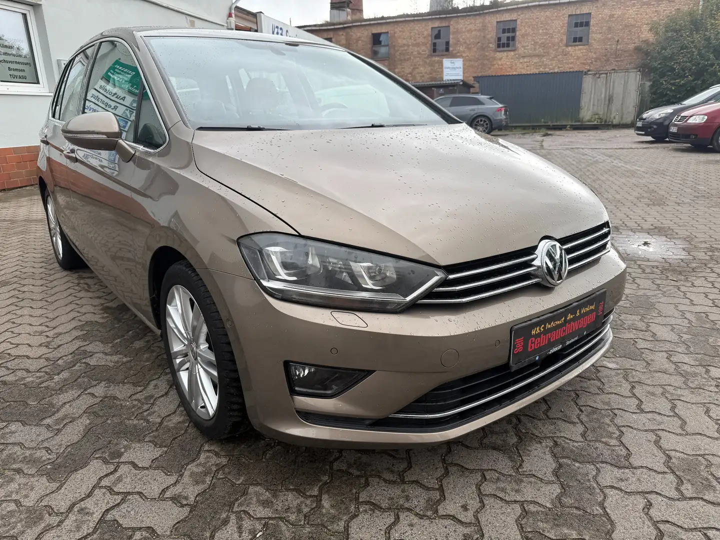 Volkswagen Golf Sportsvan Highline DSG 1 Hand Tüv & Service Neu Tempomat Braun - 1