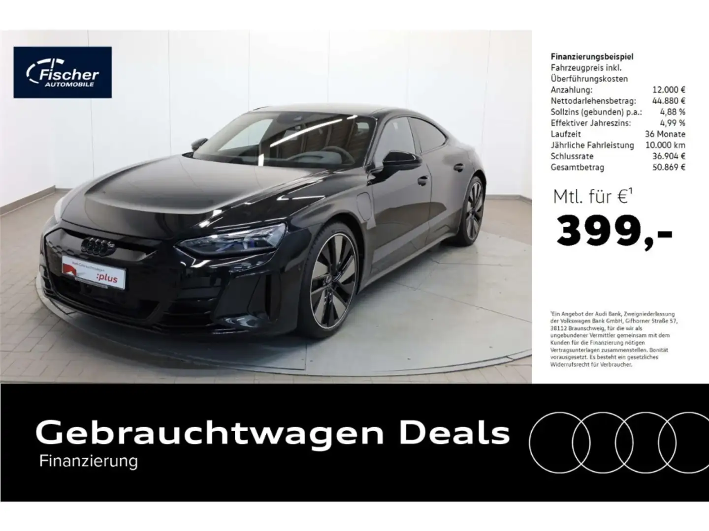 Audi e-tron GT 60 quattro Matrix/21''/HUD/B&O/Luft Schwarz - 1