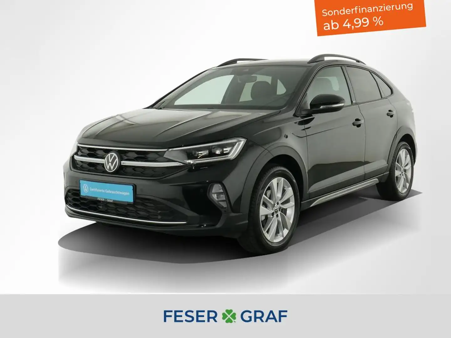 Volkswagen Taigo 1.0TSI MOVE DSG Navi AHK Kamera Matrix LED Schwarz - 1