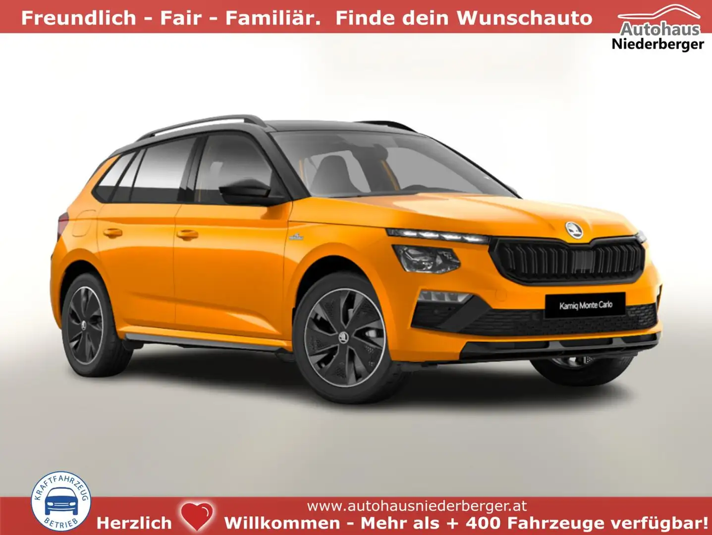 Skoda Kamiq Monte Carlo MonteC Pano Matrix Kam SHZ Kessy Su... Orange - 1