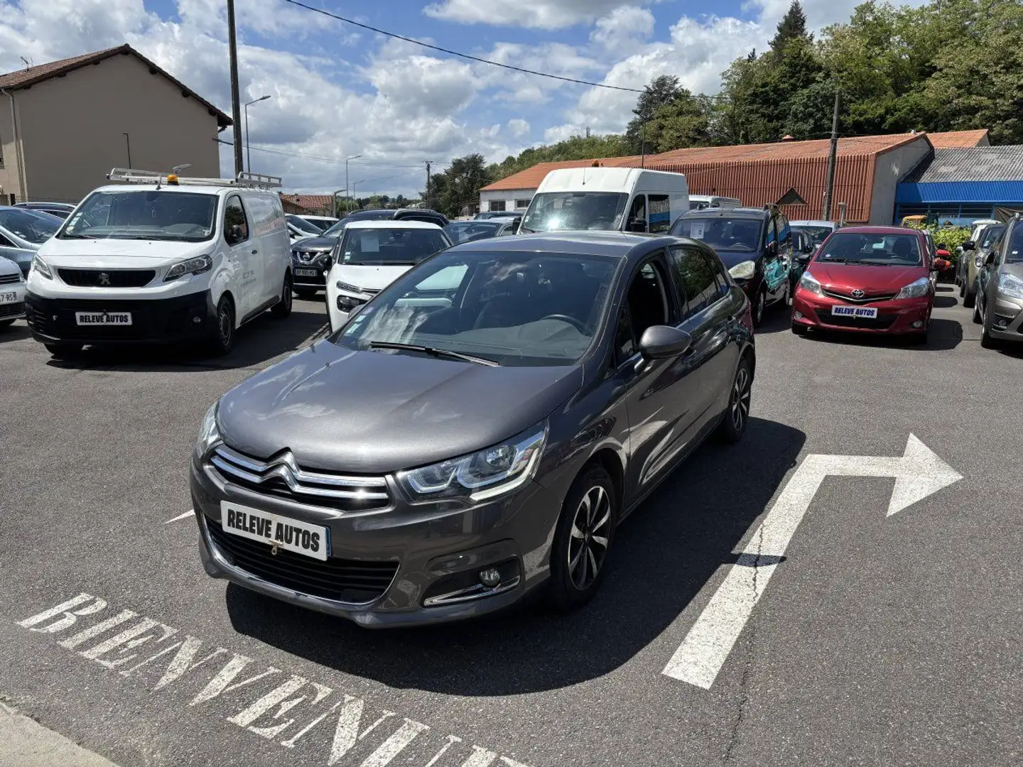 Citroen C4 Citroën II PureTech 110ch Millenium Gris - 2