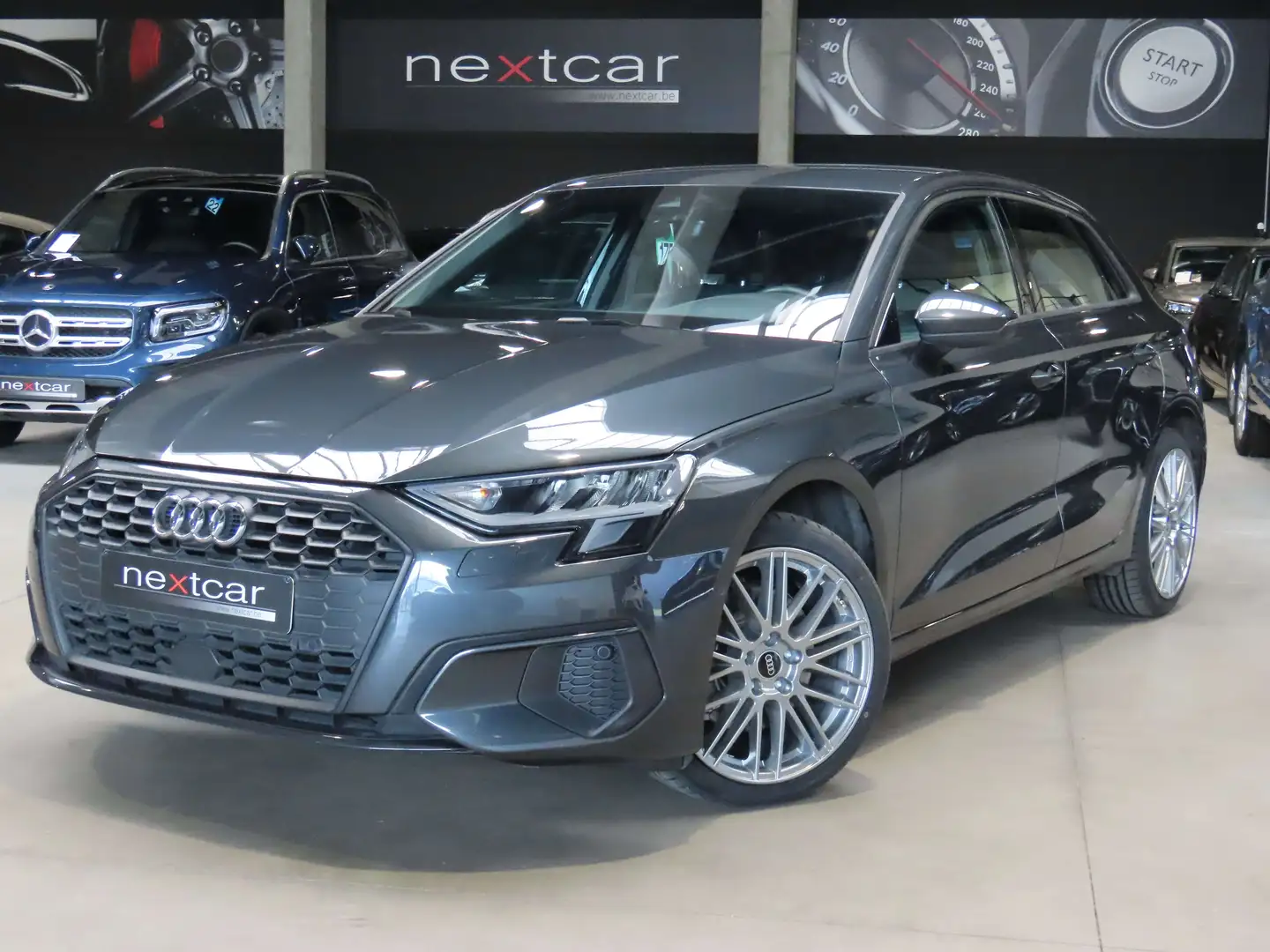 Audi A3 30TFSi Sportback *CUIR-VIRTUAL-LED-NAVI-CAMERA* Gris - 1