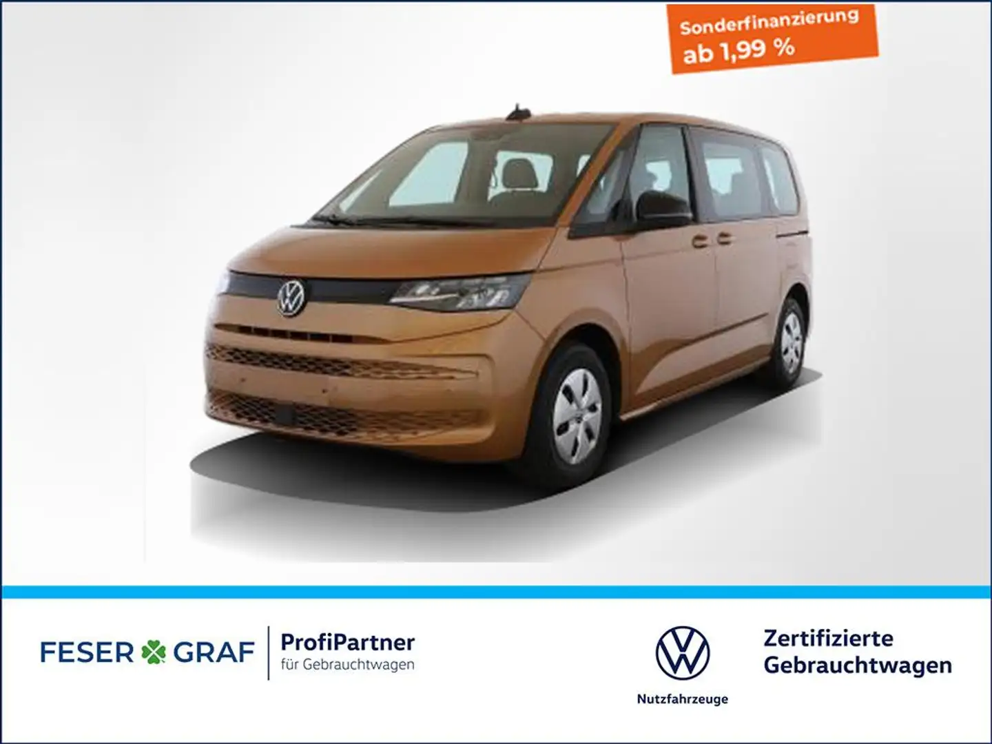 Volkswagen T7 Multivan 2.0TDI DSG 6Sitze AHK LED Navigationssystem Bronze - 1