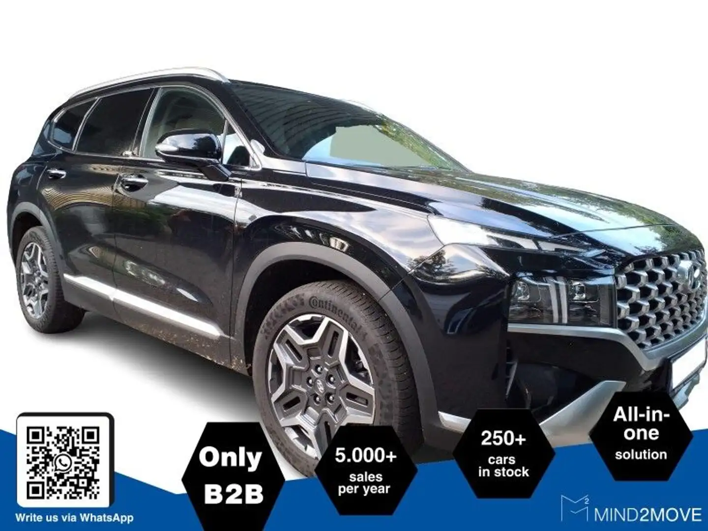 Hyundai SANTA FE 1.6 T-GDI Prime Plug-In Hybrid 4WD Noir - 2