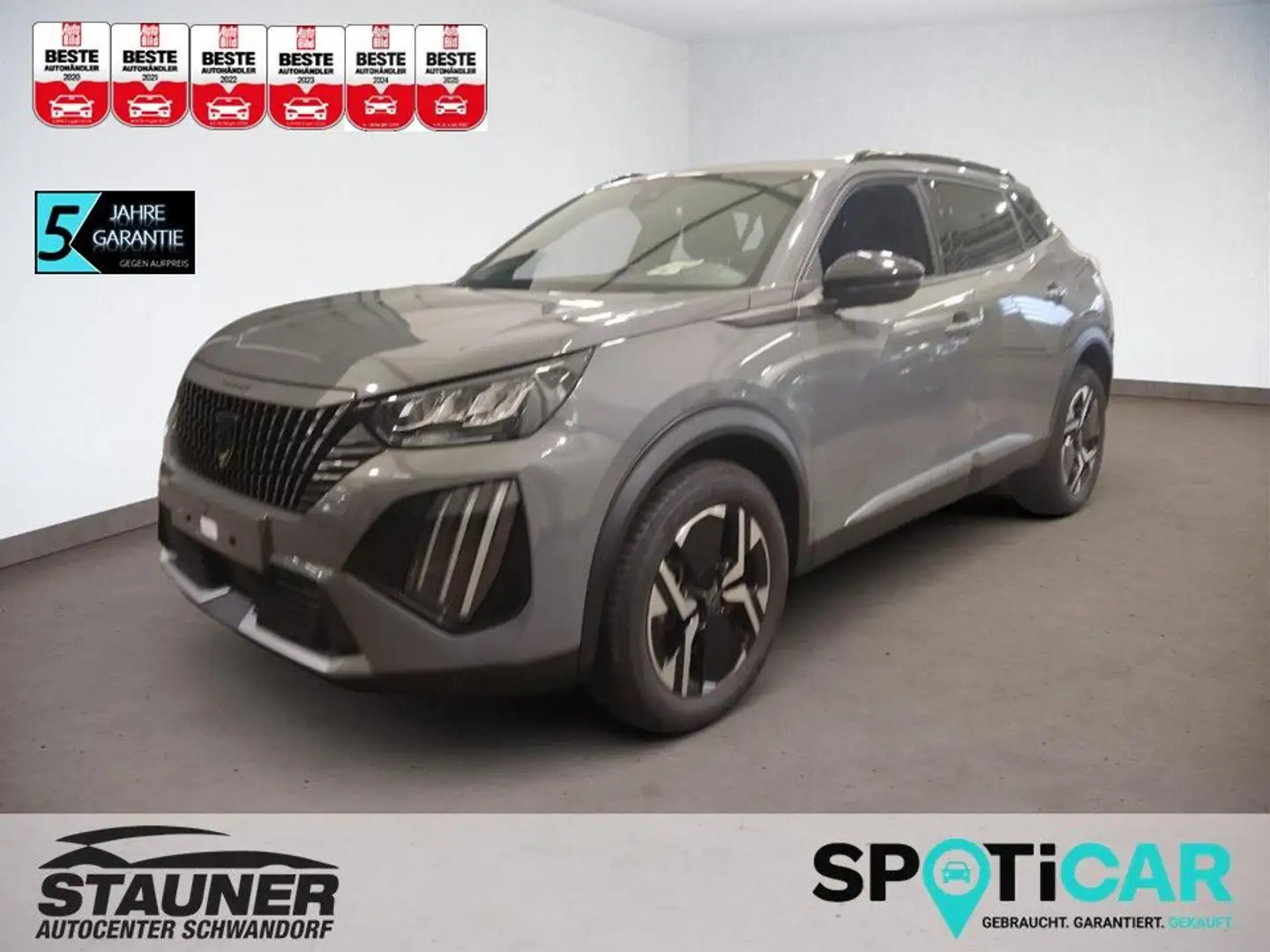 Peugeot 2008 Neuer 2008 Allure PureTech AT8 *PDC*KAMERA* Grau - 1