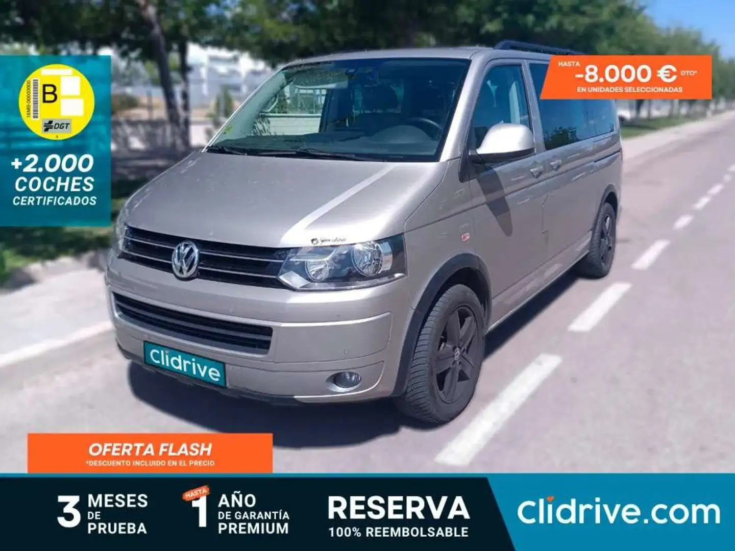 Volkswagen T5 Multivan 2.0Bi-TDI Highline 180 Серый - 1