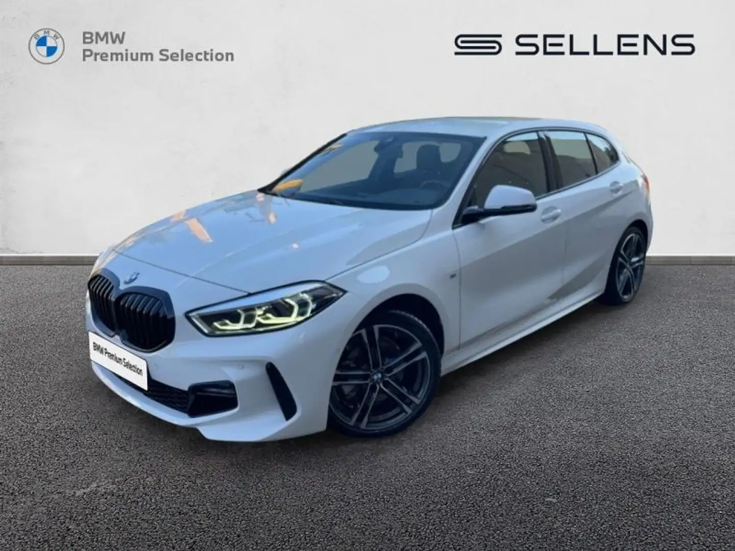 BMW 118 118iA 136ch M Sport DKG7 Blanc - 1