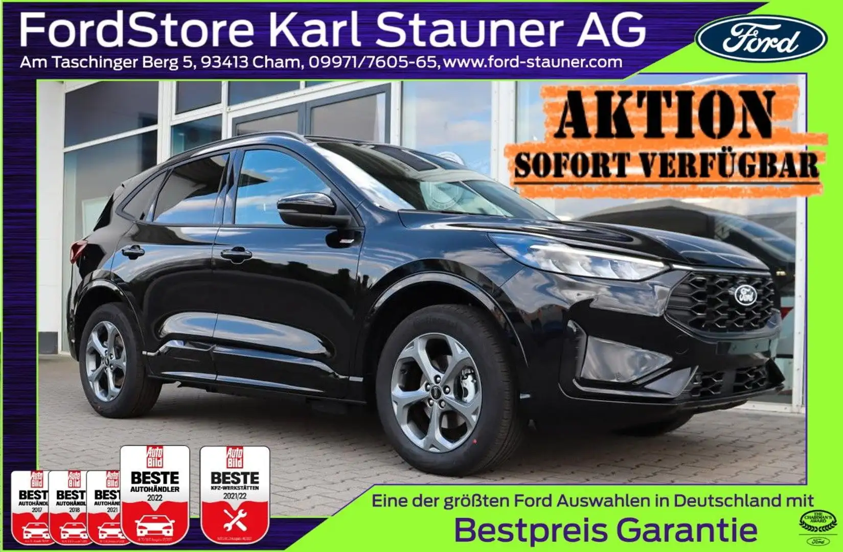 Ford Kuga ST-Line 2.5l Duratec PHEV 4,99% FIN* AHK Schwarz - 1