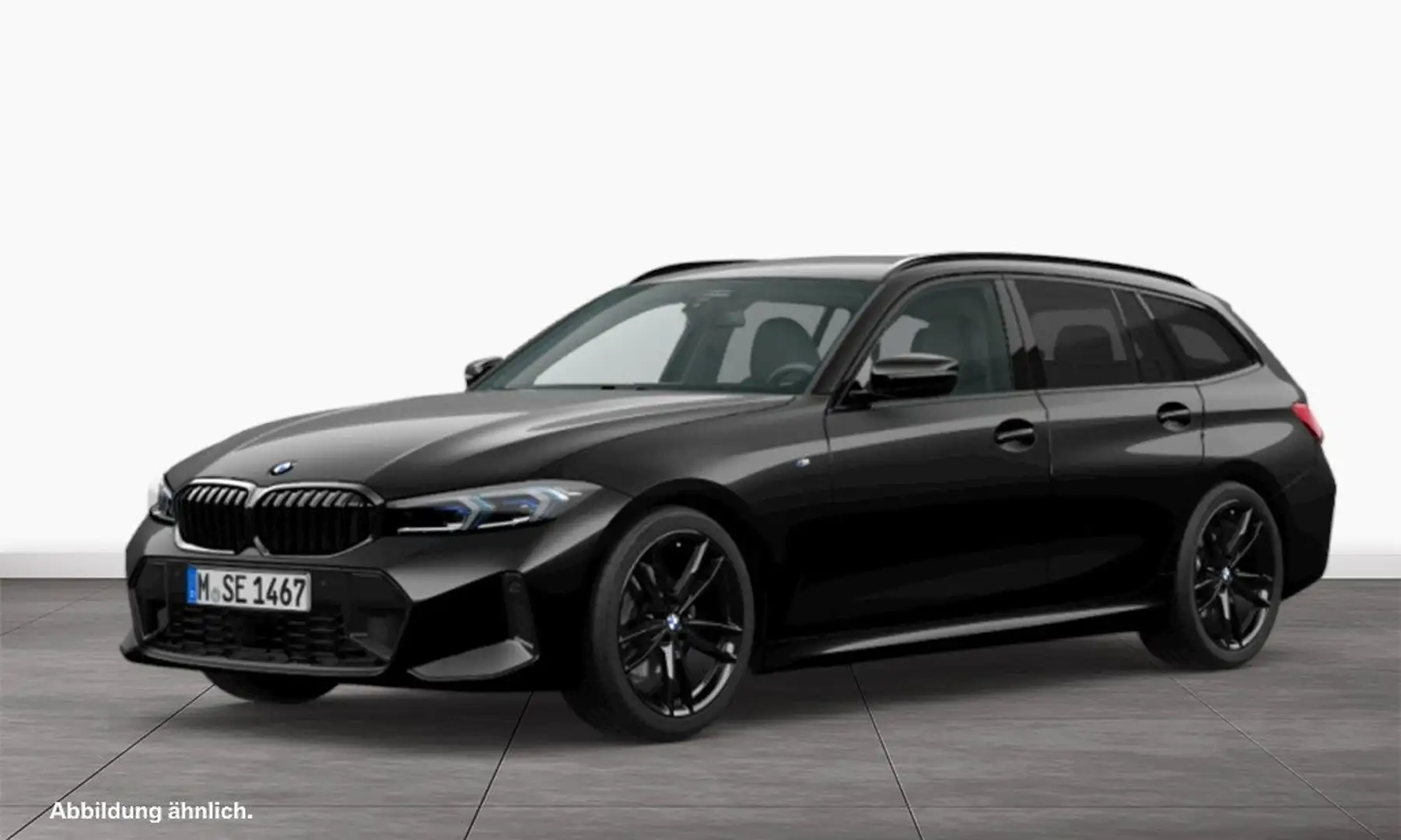 BMW 318 d Touring M Sportpaket DAB LED ACC + Stop&Go Schwarz - 1