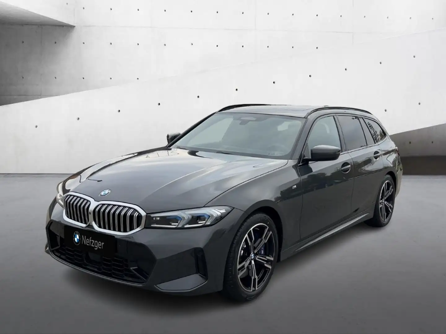 BMW 330 i xDrive Touring M Sport Park-Assistent HUD Panora Gris - 1
