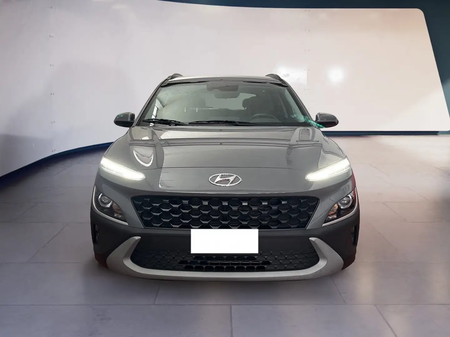 Hyundai KONA I 2021 1.6 gdi hev Xtech 2wd 141cv dct Gris - 1