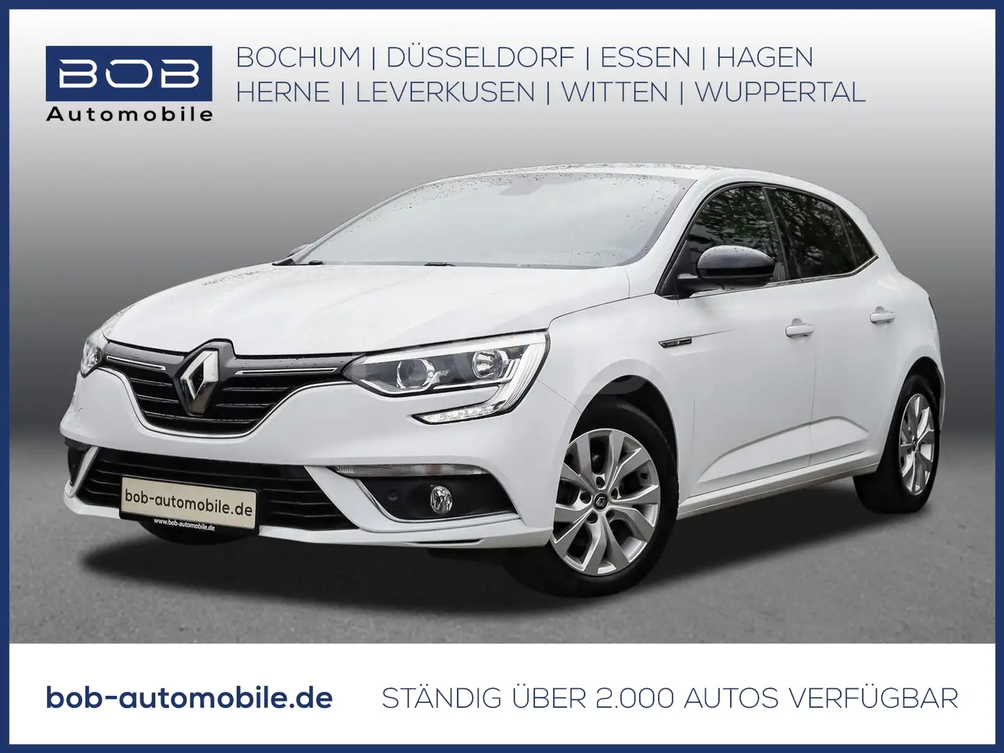 Renault Megane TCe 140 GPF LIMITED Deluxe  NAVI BT Weiß - 1