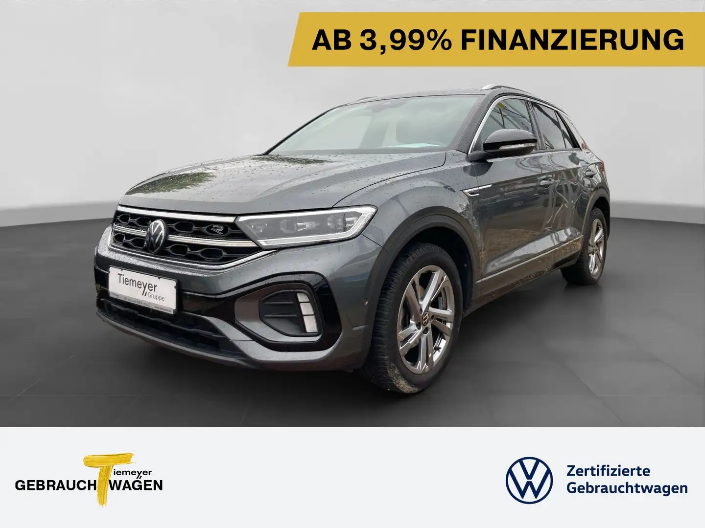 Volkswagen T-Roc 1.0 TSI R-LINE KAMERA NAVI LED+ APP-CONNEC Grau - 1