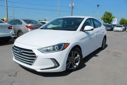 White 2018 Hyundai Elantra Sedan Automatic